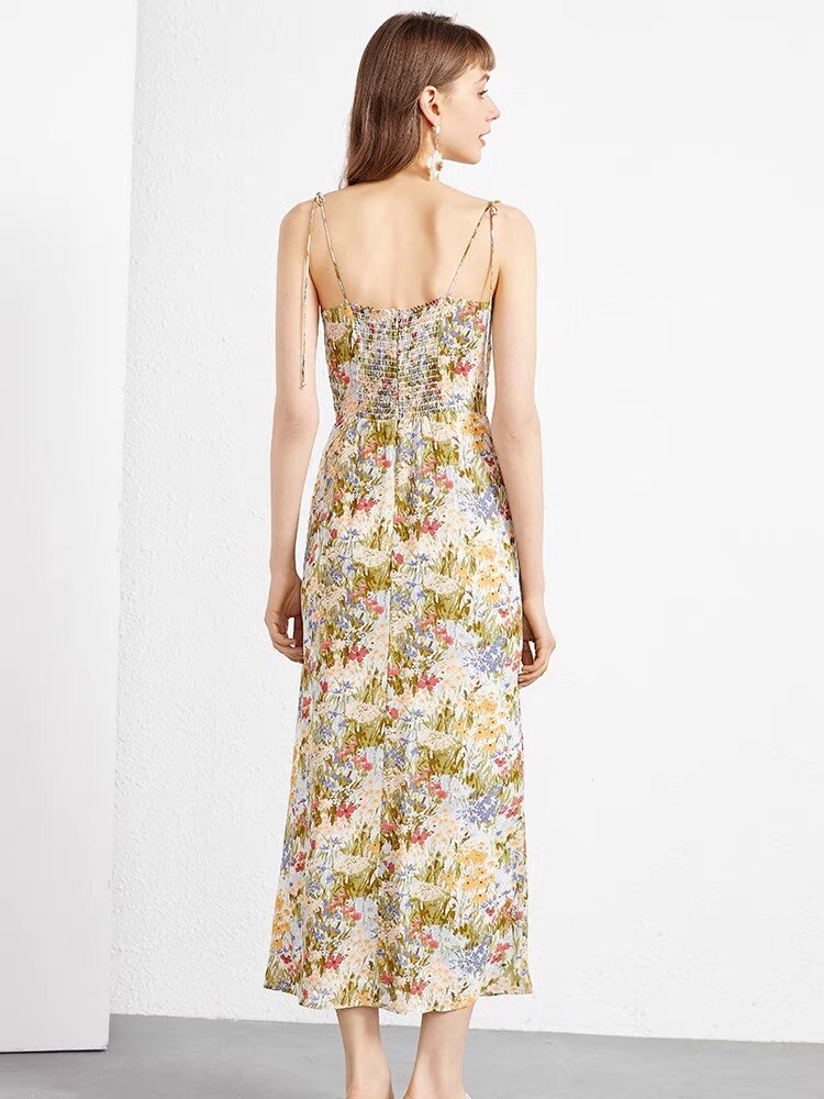 The Josephine Slit Slip Dress
