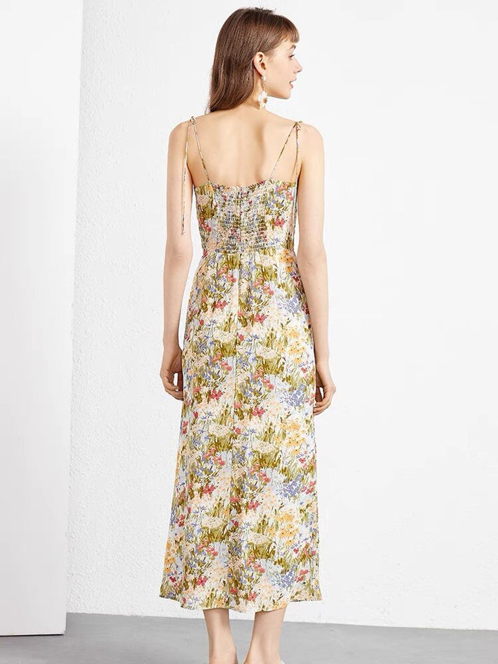 The Josephine Slit Slip Dress