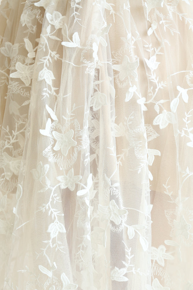 Narelle - 3d Floral  Dress