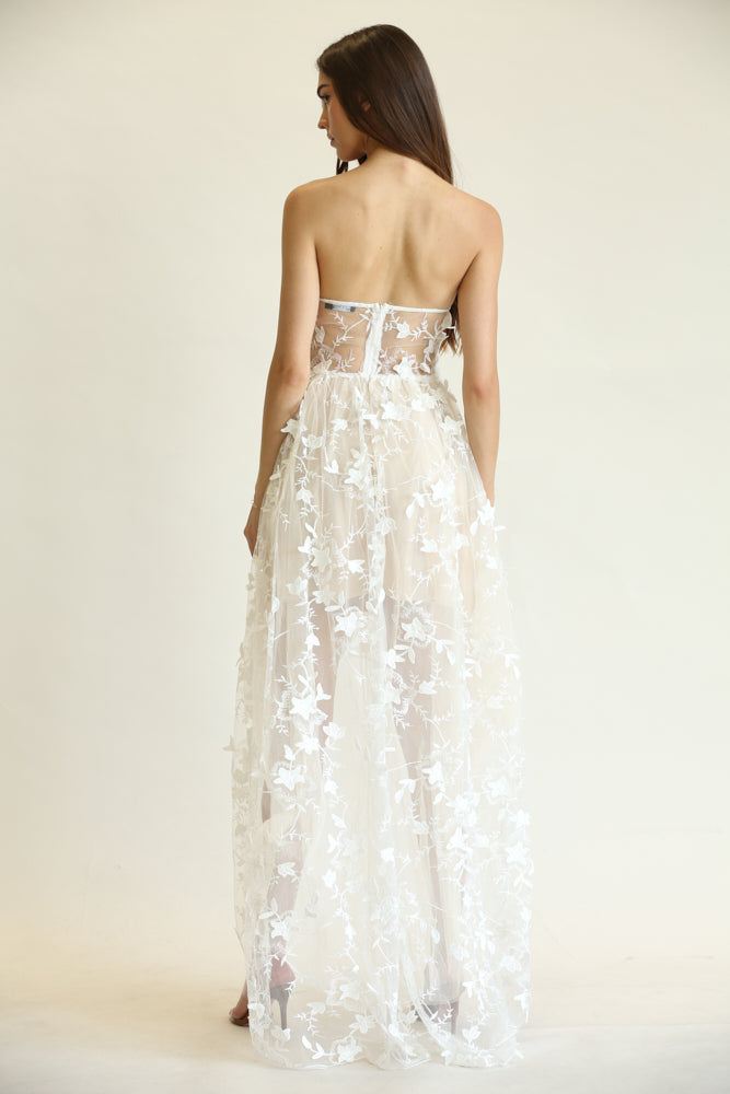 Narelle - 3d Floral  Dress