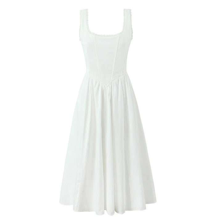 Tailored fishbone vest dress