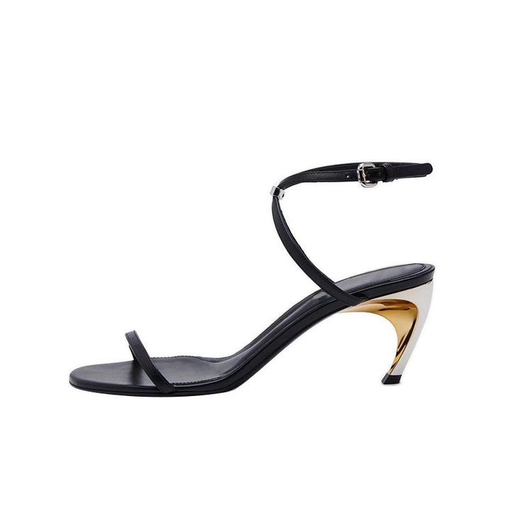 The Odalys Shaped Heel Sandals