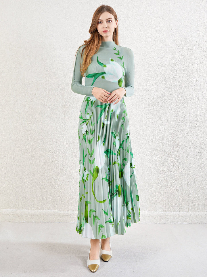 Half skirt two-piece set for women&