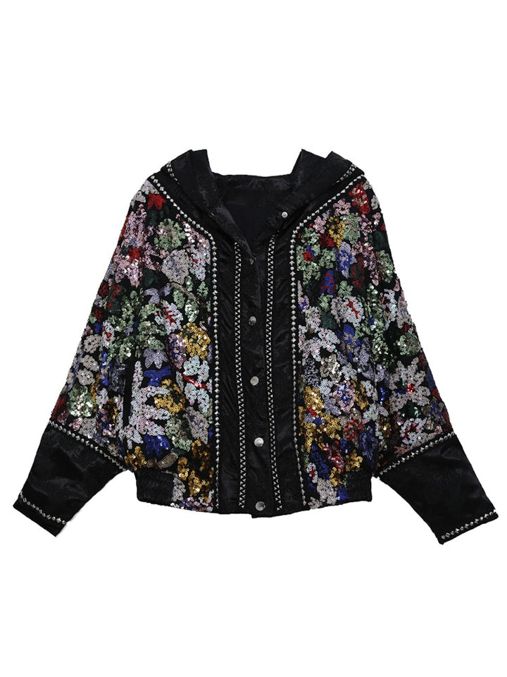 Heavy Industry Sequins Down Jacket Women&