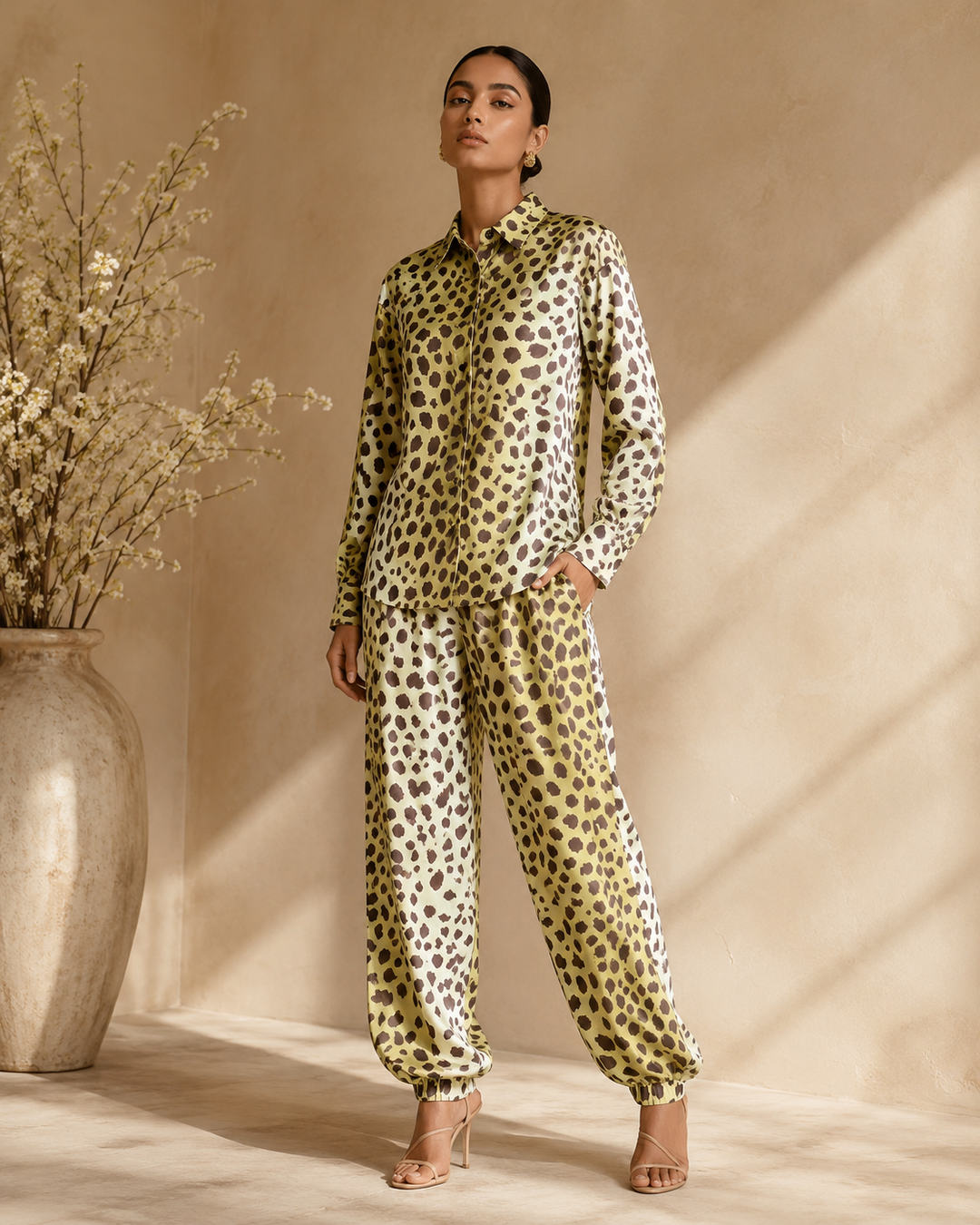 The Isabeau Leopard Lapel Set