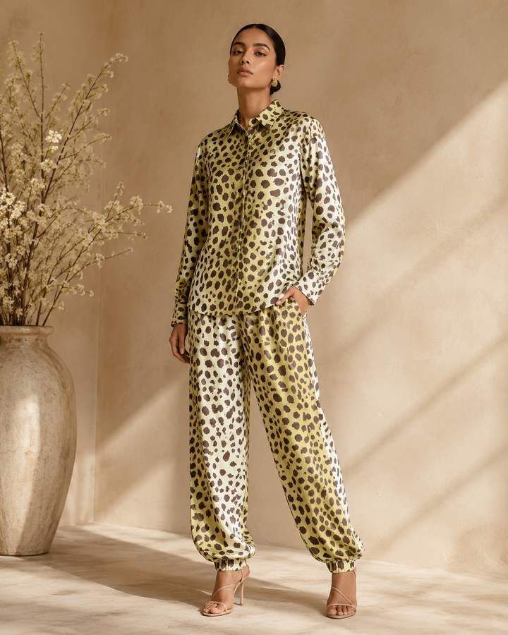 The Isabeau Leopard Lapel Set