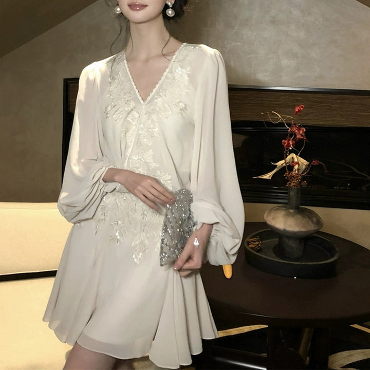 The Solene V-Neck Dress