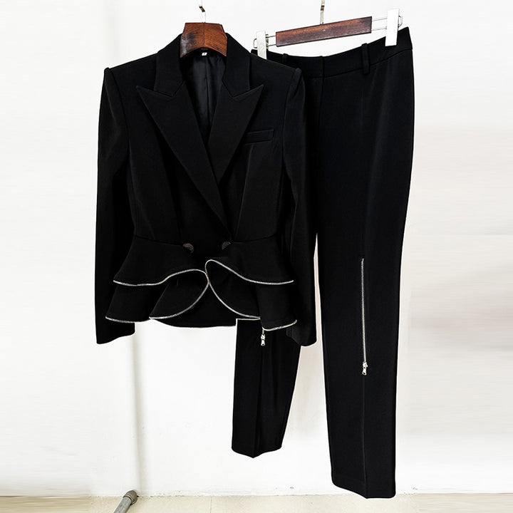 The Serena Ruffle Suit Set