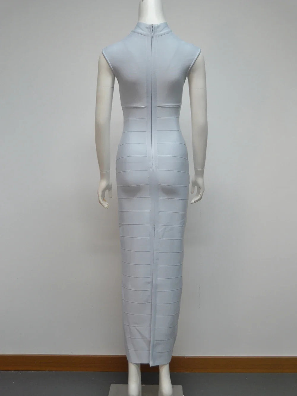Grey Bandage Dress Women&
