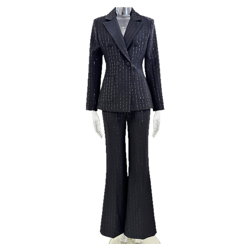 The Bianca Beaded Blazer Set
