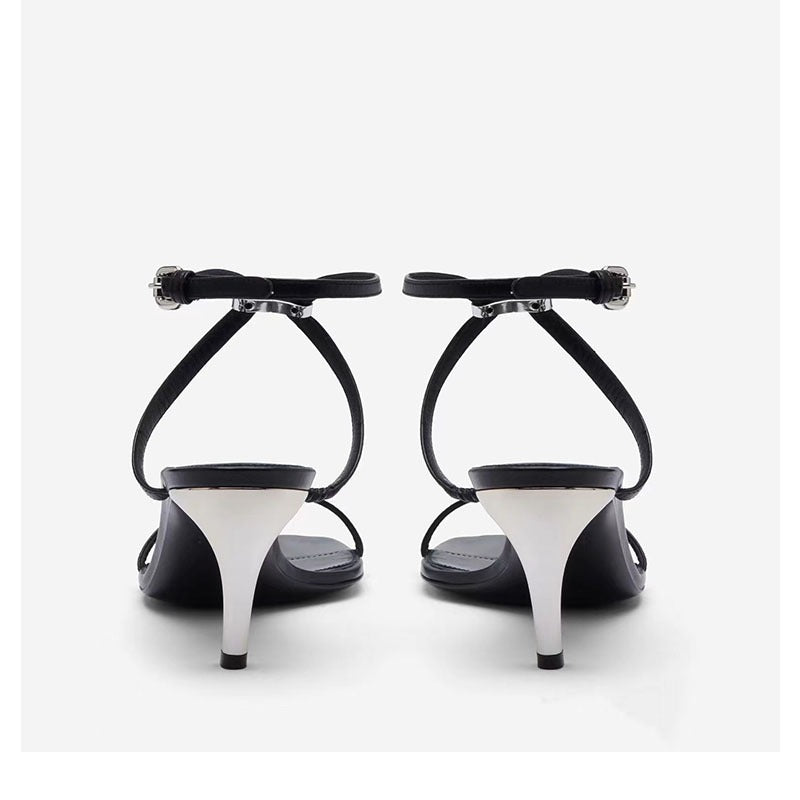 The Odalys Shaped Heel Sandals