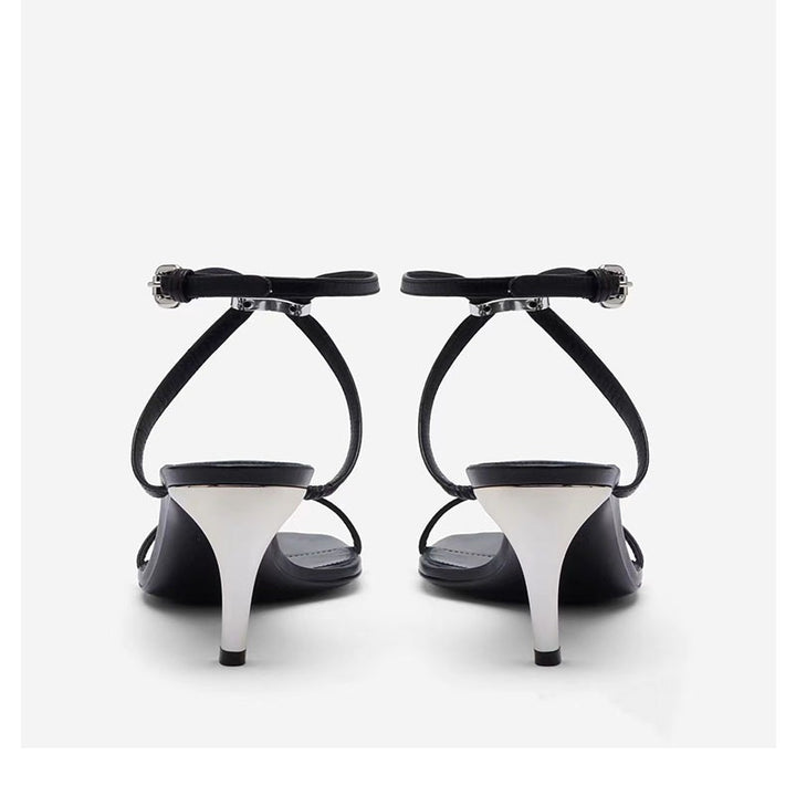 The Odalys Shaped Heel Sandals