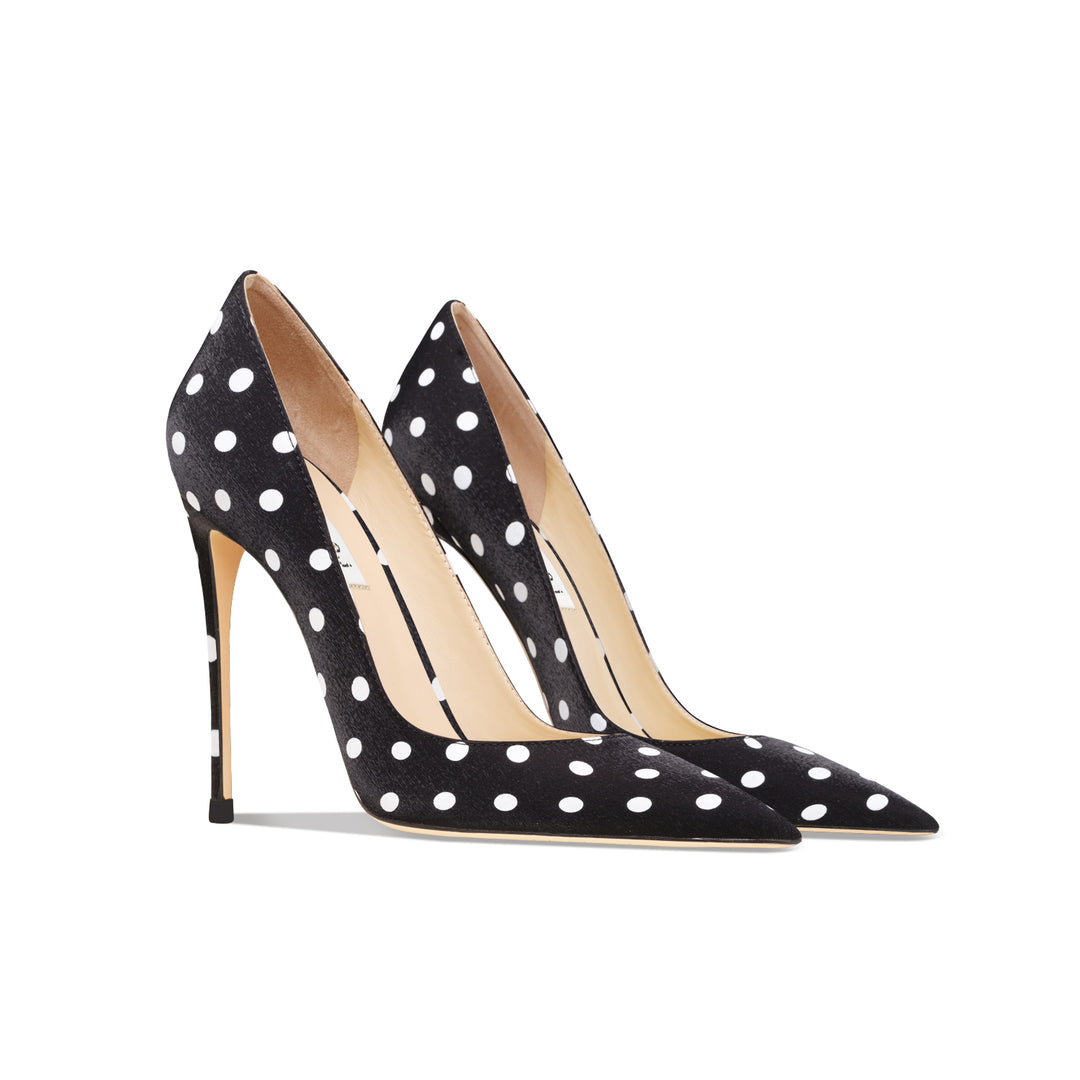 The Solene Polka Dot Heels