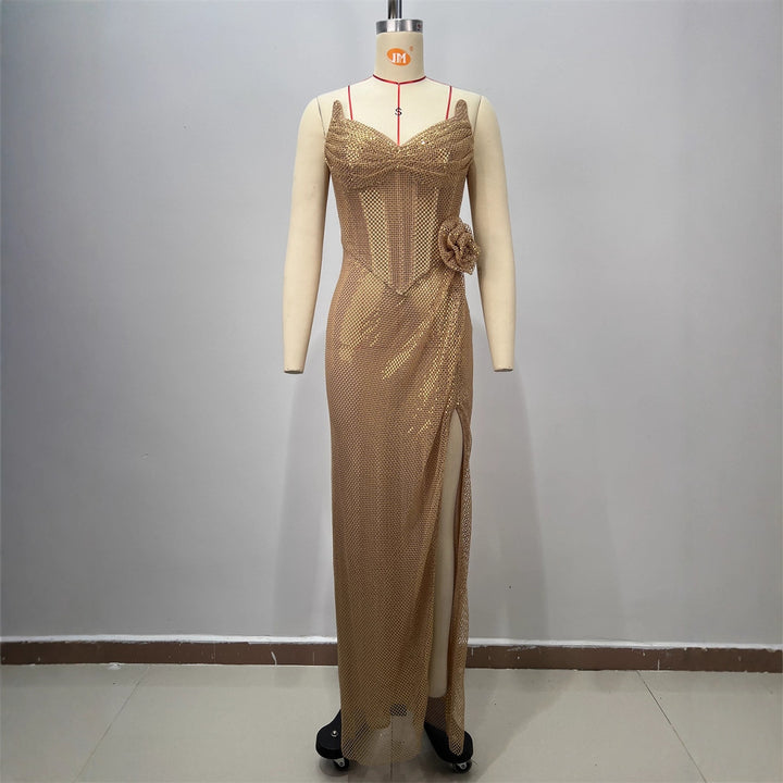 Summer New Fashion Spicy Girl Strapless Long Dress Women&