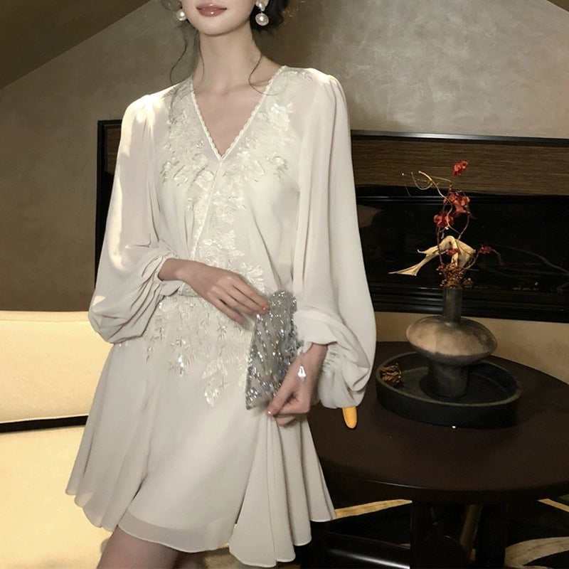 The Solene V-Neck Dress