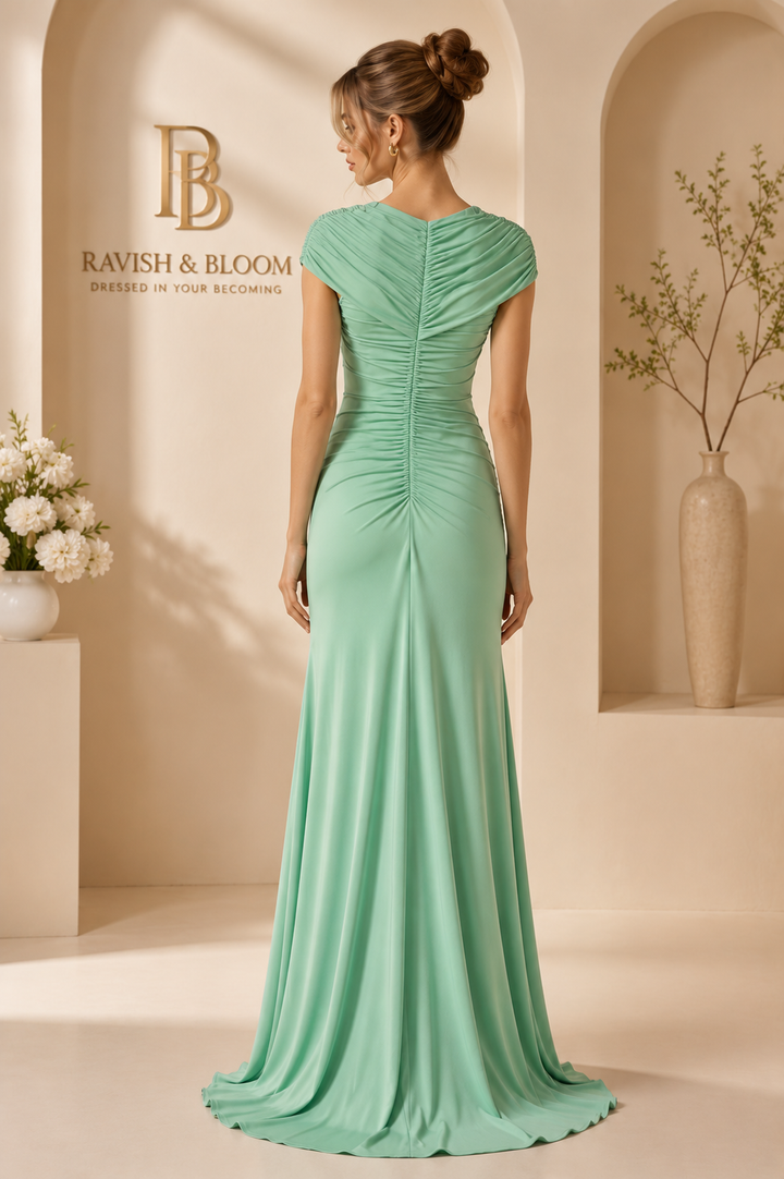 The Isolde Pleated Dress