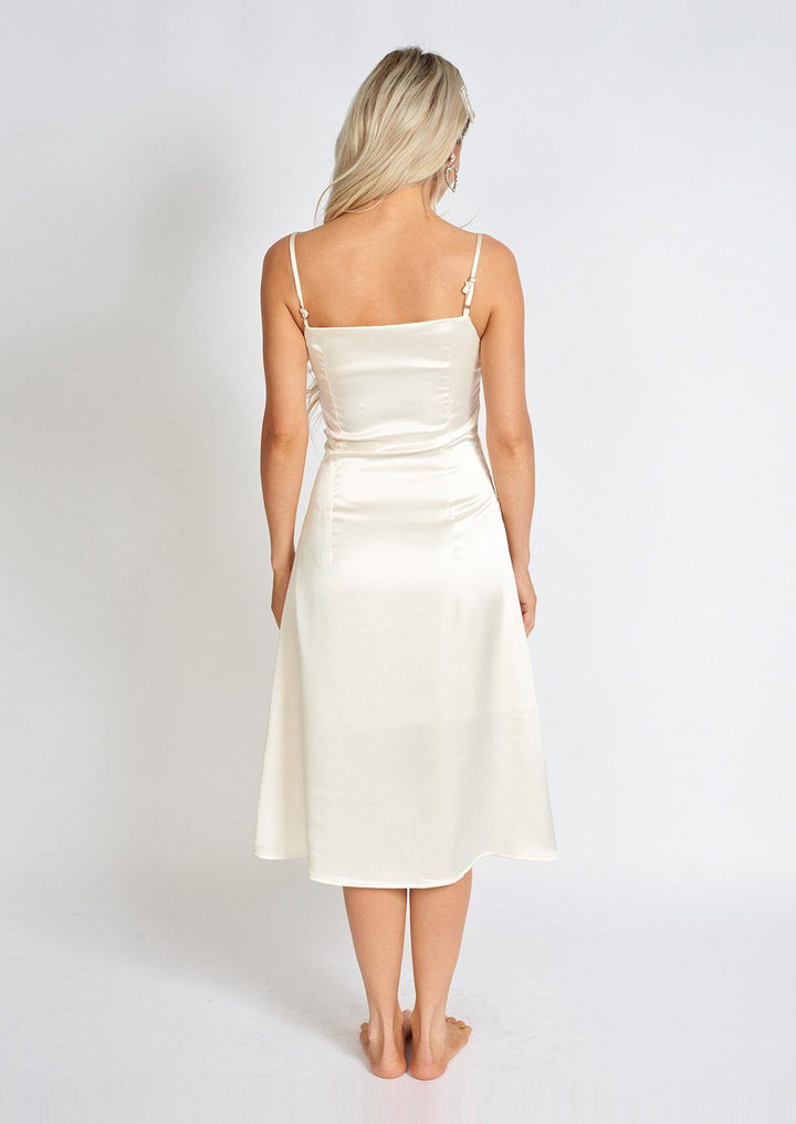 The Zephyrine Satin Dress