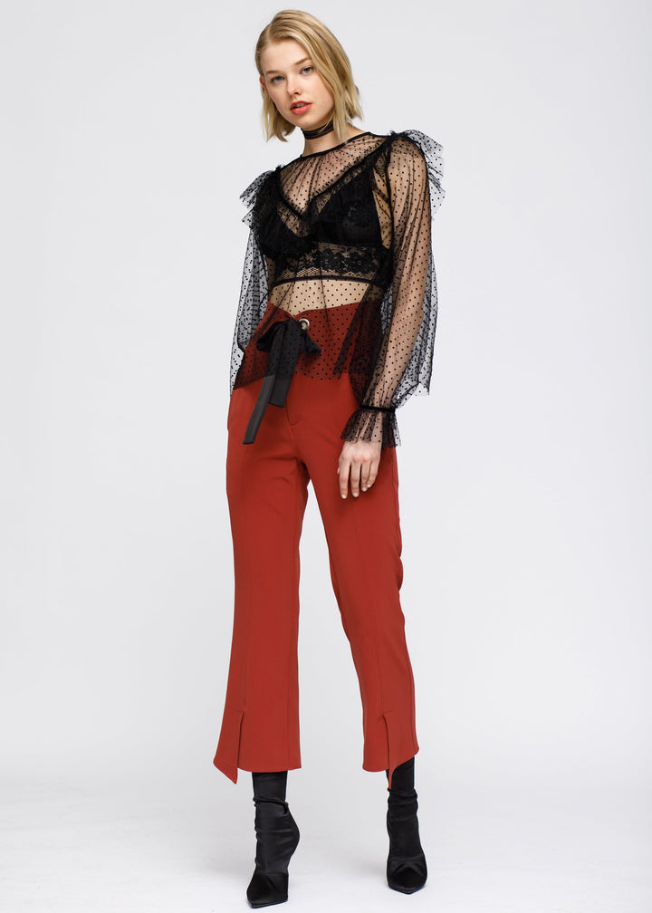 The Eloise Ruffle Top