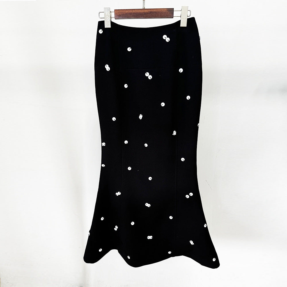 Women's Luxury Sequins Jacket + Skirt Set