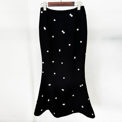Women's Luxury Sequins Jacket + Skirt Set