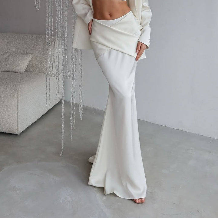 The Tamsin Satin Skirt