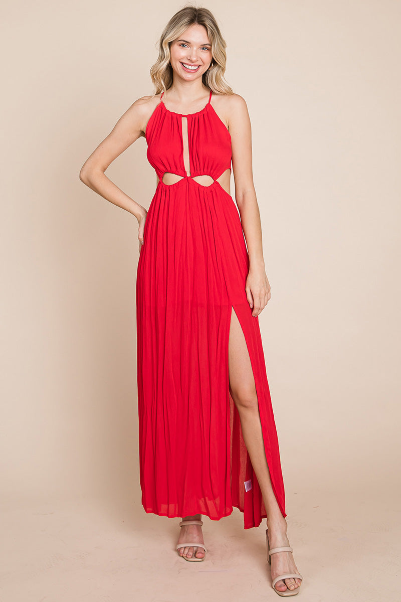 The Valencia Halter Dress