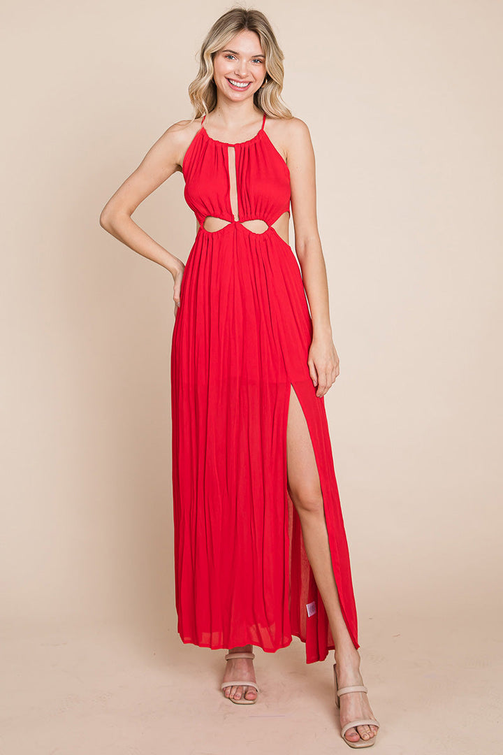 The Valencia Halter Dress