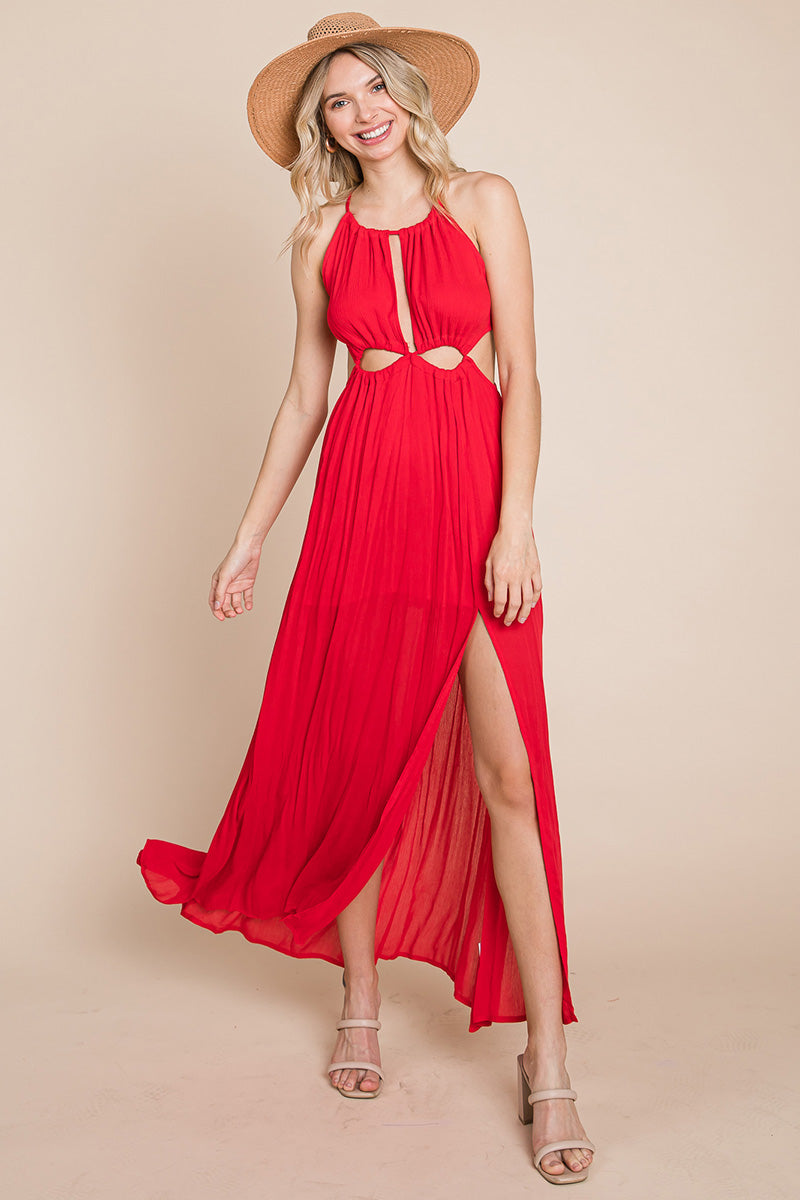 The Valencia Halter Dress