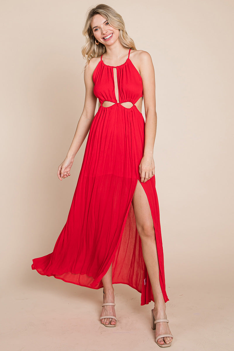 The Valencia Halter Dress