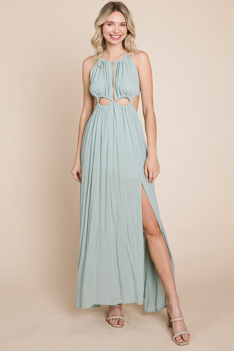 The Valencia Halter Dress