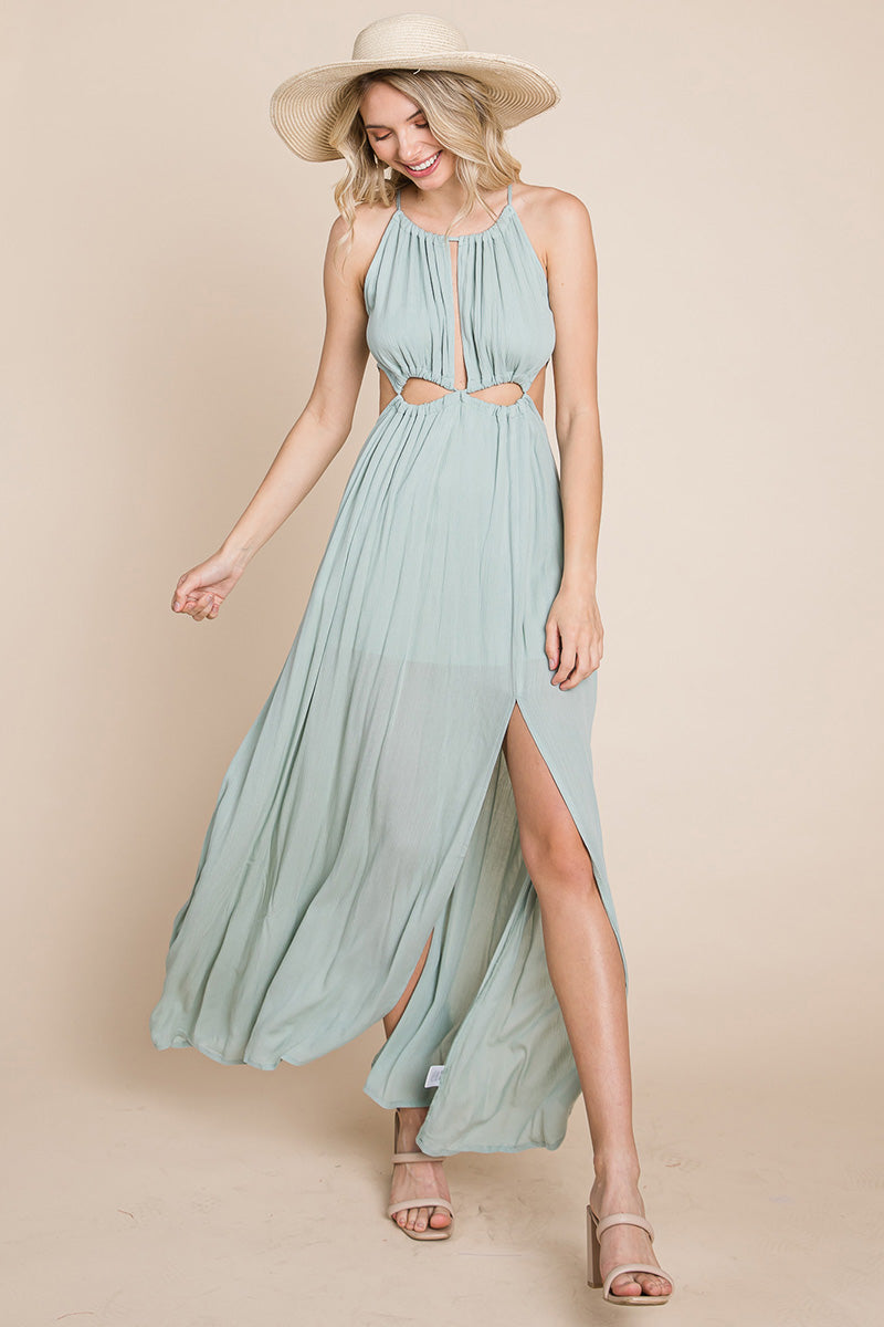 The Valencia Halter Dress