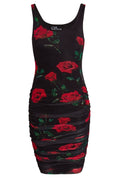 Ruched Bodycon Mini Dress