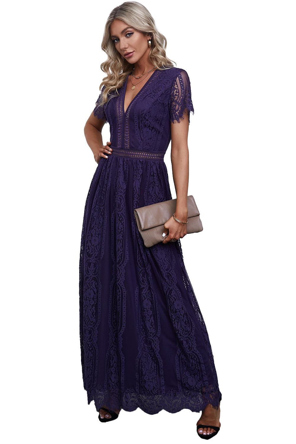 Fiery Heart Lace Dress
