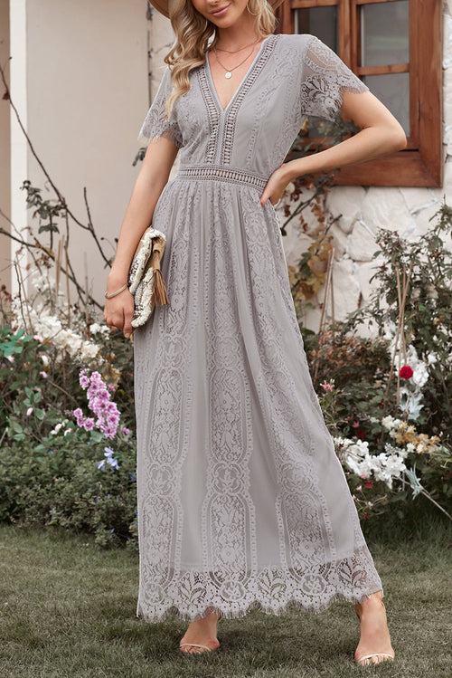 Fiery Heart Lace Dress