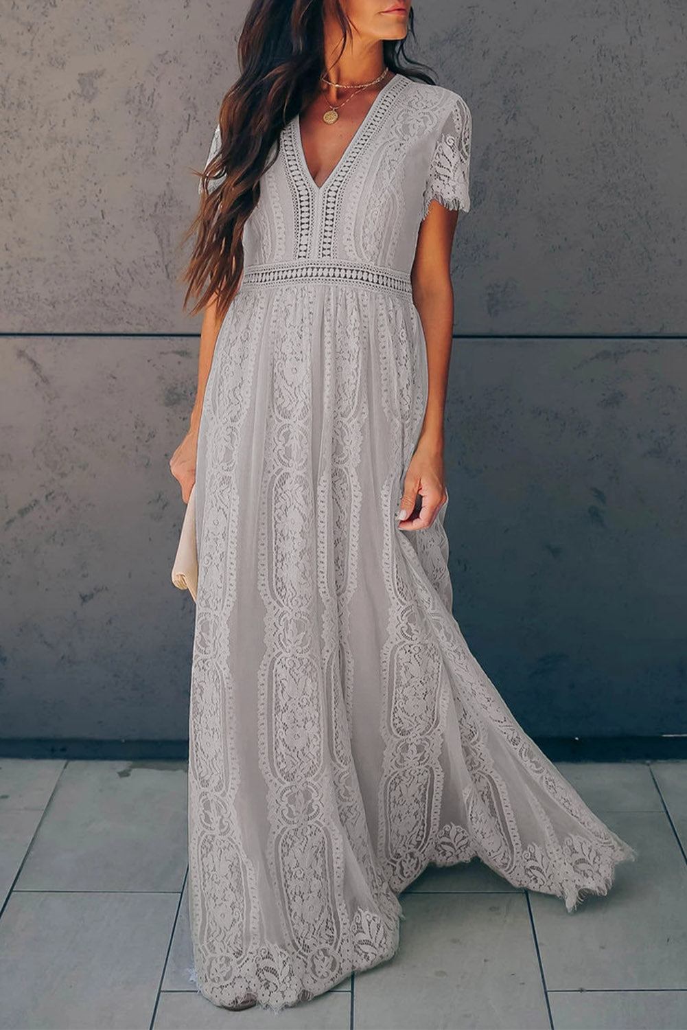 Fiery Heart Lace Dress