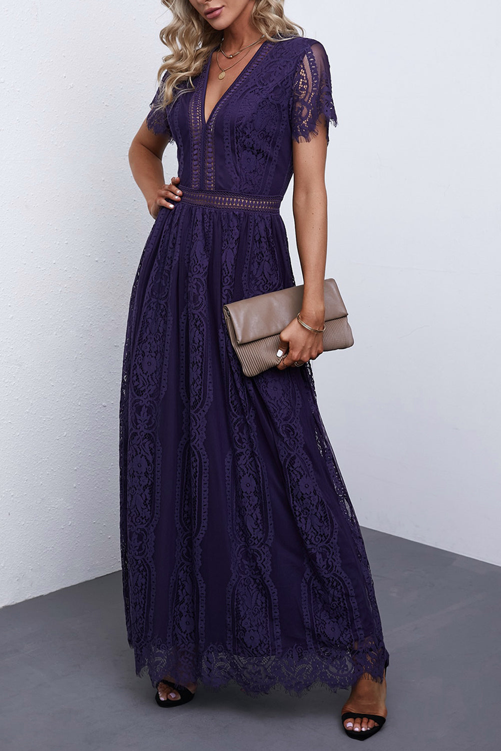 Fiery Heart Lace Dress